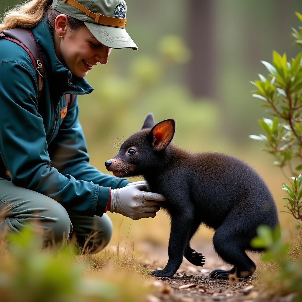 Tasmania Untouched conservation project in action