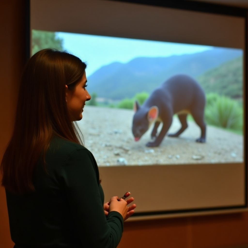 Tasmanian Devil conservation webinar presentation